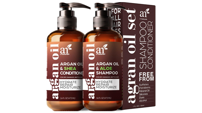 Artnaturals Argan Oil Shampoo and Conditioner Hair Care Set