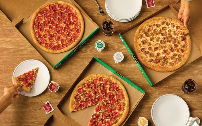 Assorted Marcos Pizzas