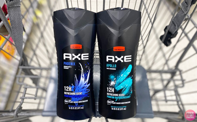 Axe Body Wash in the cart