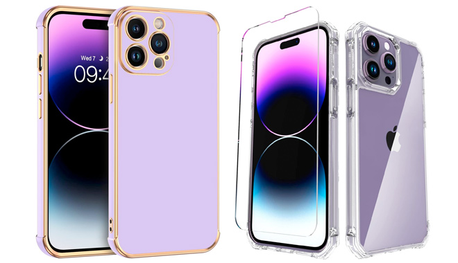 BENTOBEN iPhone 14 Pro Max Case and Scooch iPhone 14 Pro Max Clear Case with Screen Protector and 100 Device Coverage