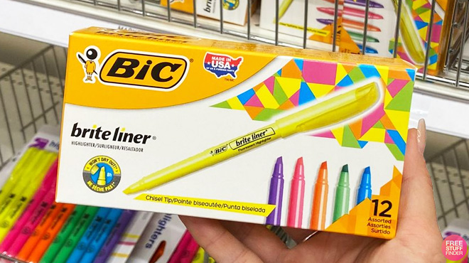 BIC 12 Count Brite Liner Highlighters