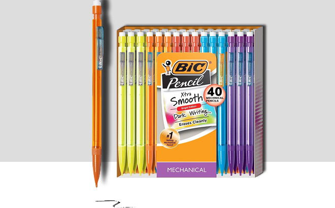 BIC Xtra Smooth Mechanical Pencils 40-Pack