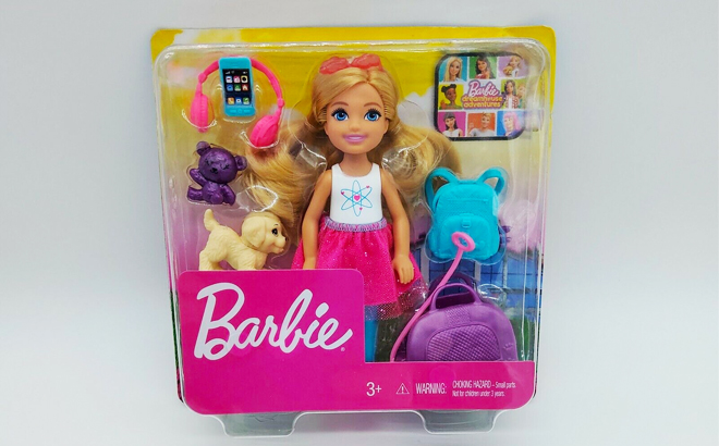 Barbie Travel Chelsey Doll Playset
