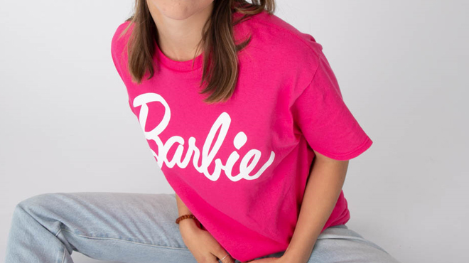 Barbie Womens Hot Pink Tee