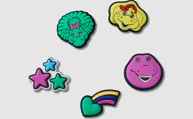 Barney 5 Pack Jibbitz