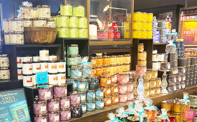 Bath Body Works 3 Wick Candles Overview