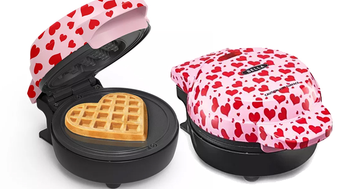 Bella Mini Heart Mini Heart Waffle Maker 1
