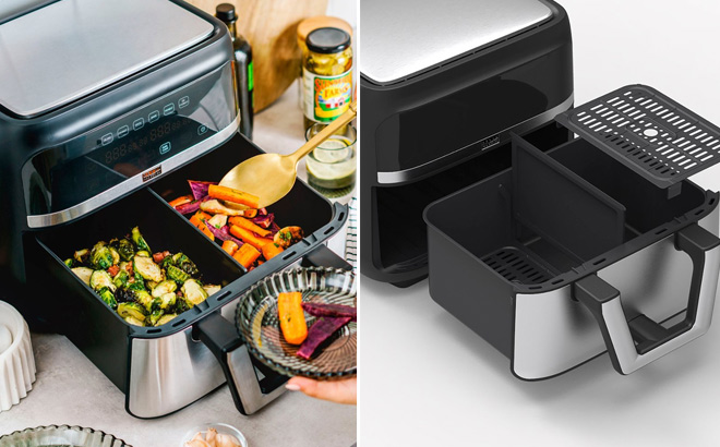 Bella Pro 9 Quart Air Fryer in Silver