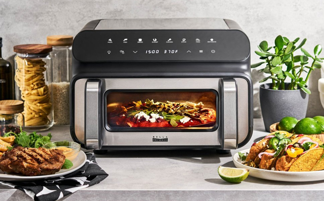 Bella Pro Series 10 5 Quart Indoor Grill and Air Fryer
