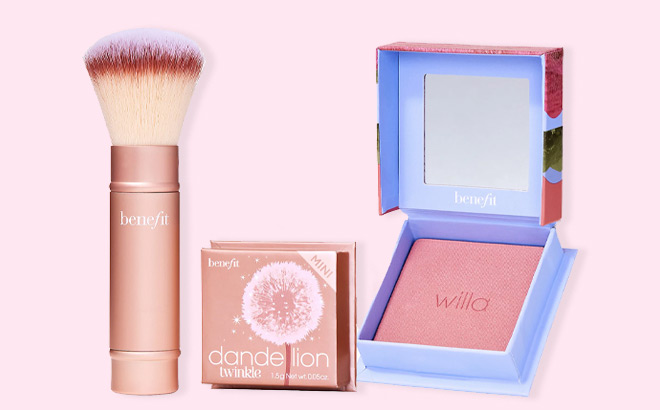 Benefit Blush Highlighter Brush Set