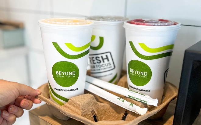 Beyond Juicery Smoothies in a To Go Carton