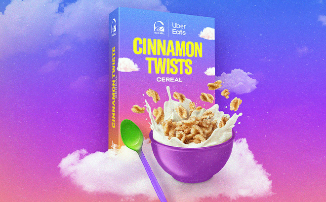 Box of Cinnamon Twists Cereal