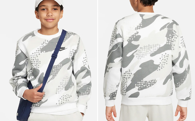 Boy Wearing Nike Sportswear Club Fleece 1 Boy Wearing Nike Sportswear Club Fleece 1