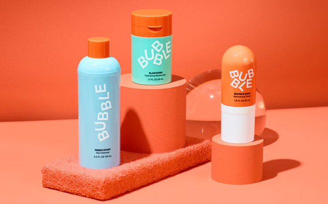 Bubble Skincare 3 Step Hydrating Routine Bundle