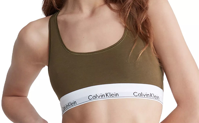 Calvin Klein Bralettes in Green Calvin Klein Bralettes in Green