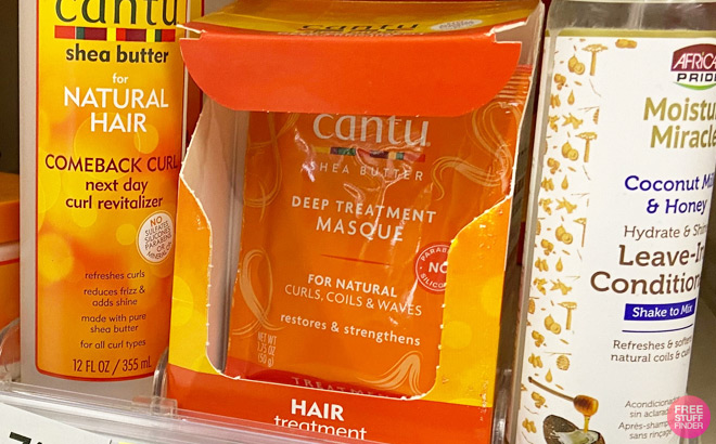 Cantu Shea Butter Deep Treatment Hair Masque 1 75 Ounce on a Shelf at Walgreens