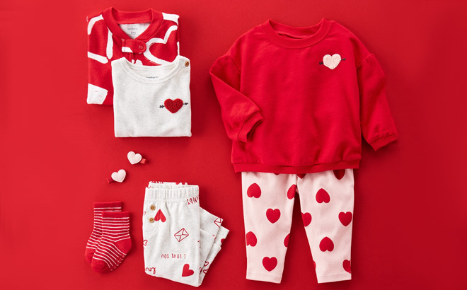 Carters Valentines Day Pajamas
