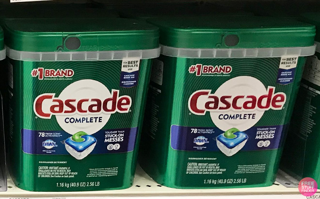 Cascade Complete Dishwasher Pods 78 Count