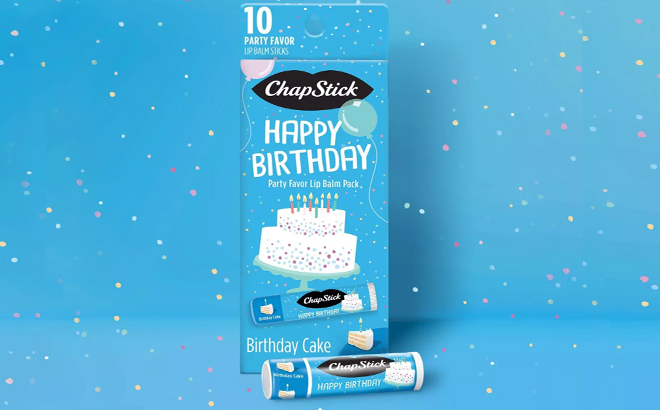 ChapStick Birthday Lip Balm 10 Pack