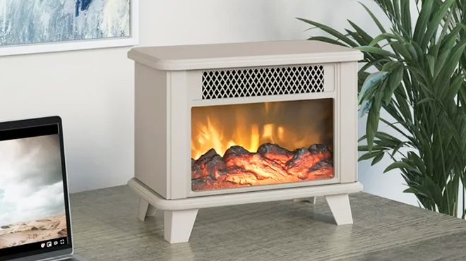 ChimneyFree Electric Fireplace Personal Floor Standing Space Heater
