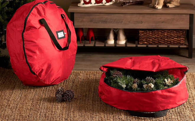 Christmas Wreath Storage Container 30 Inch 2 Pack Christmas Wreath Storage Container 30 Inch 2 Pack