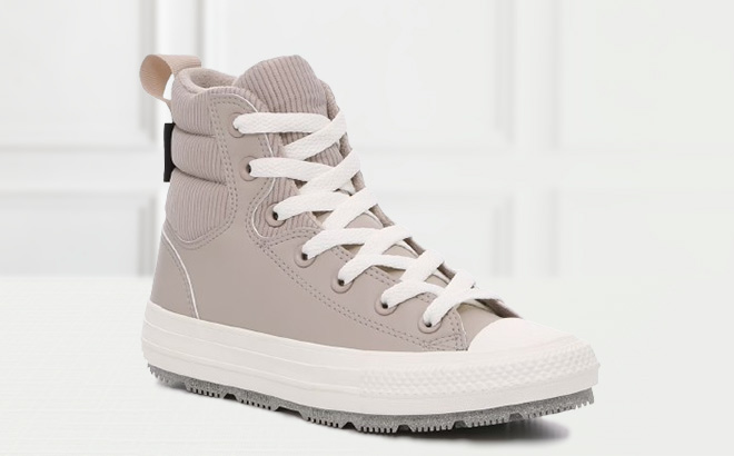 Converse Berkshire High Top Sneaker in Taupe Color