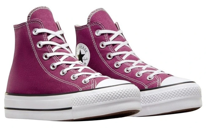 Converse Chuck Taylor All Star Lift Platform Oxford Sneaker Berry Converse Chuck Taylor All Star Lift Platform Oxford Sneaker Berry