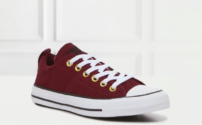 Converse Chuck Taylor Madison Sneaker in Burgundy Color