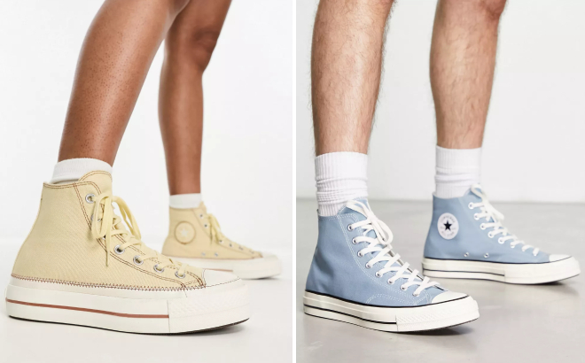 Converse Modern Lift Mono Platform Hi Shoes and Chuck 70 Fall Tone Hi Shoes