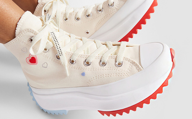 Converse Run Star Hike Platform Y2K Heart