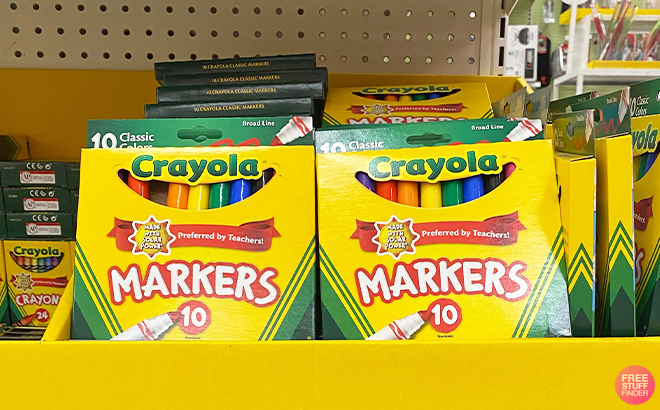 Crayola Broad Line Markers 10 Count at a Store
