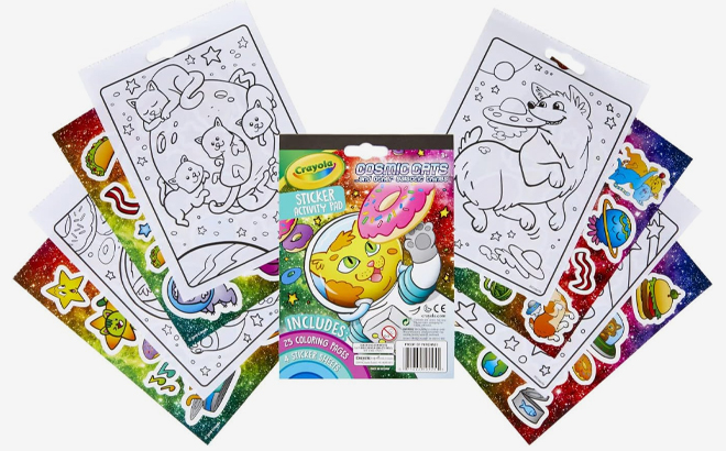 Crayola Sticker Activity and Coloring Pad Crayola Sticker Activity and Coloring Pad