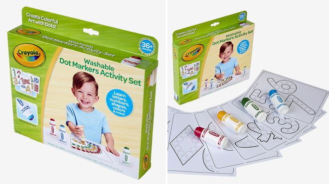 Crayola Washable Dot Markers Activity Set Crayola Washable Dot Markers Activity Set