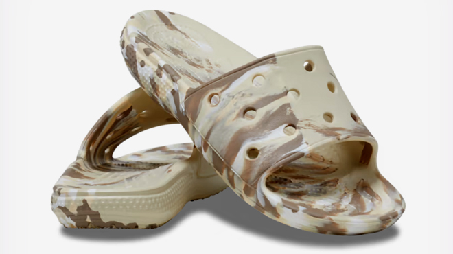 Crocs Classic Crocs Marbled Slides