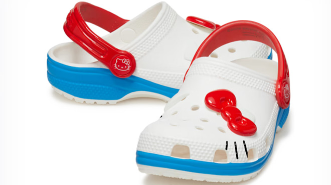 Crocs Toddler and Kids Hello Kitty Classic Clog
