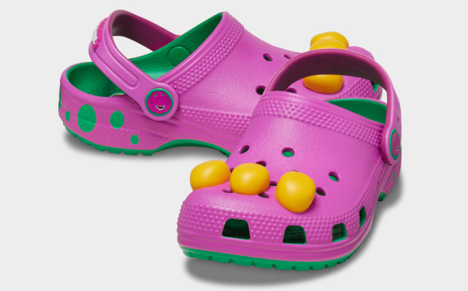 Crocs x Barney Classic Clogs