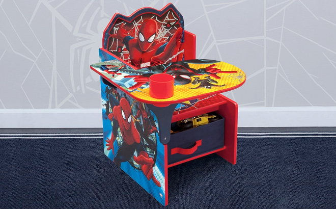 Delta Children Chair Desk With Storage Bin Greenguard Gold Certified Spider Man Delta Children Chair Desk With Storage Bin Greenguard Gold Certified Spider Man