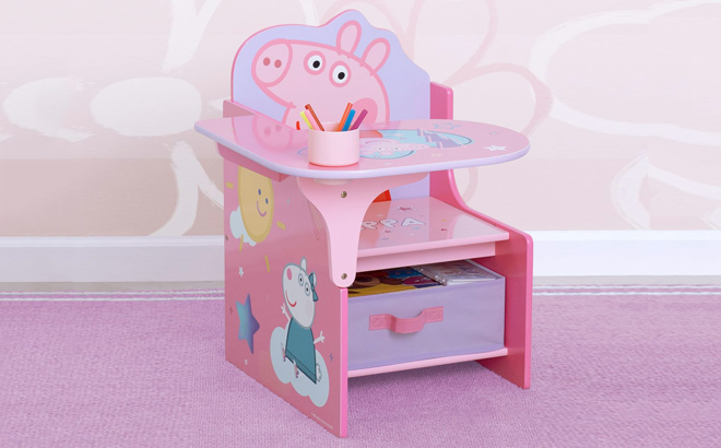Delta Children Chair Desk with Storage Bin Ideal for Arts Crafts