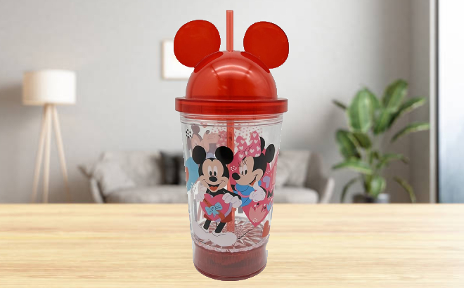 Disney Mickey Minnie Shaped Flashing Cup