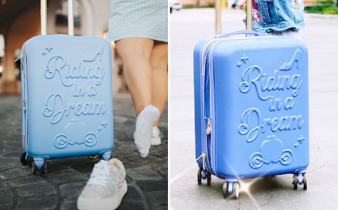 Disney Princess Cinderella Hard Sided Ful 21 Inch Luggage