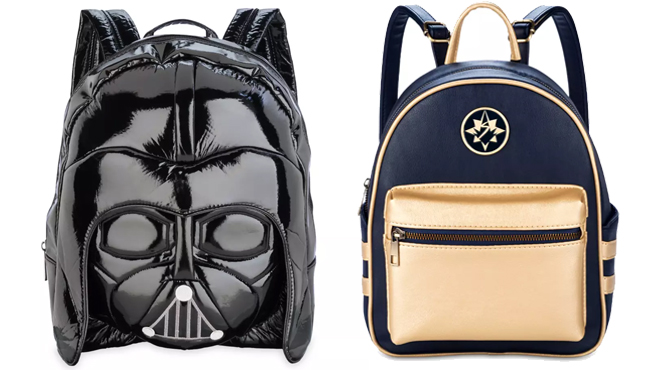 Disney Star Wars Darth Vader Backpack and Disney The Marvels Backpack