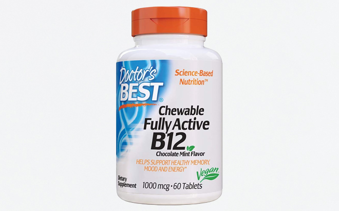 Doctors Best 60 Count Chewable Fully Active B12