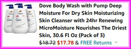Dove Body Wash 3 Pack Checkout Screen Dove Body Wash 3 Pack Checkout Screen