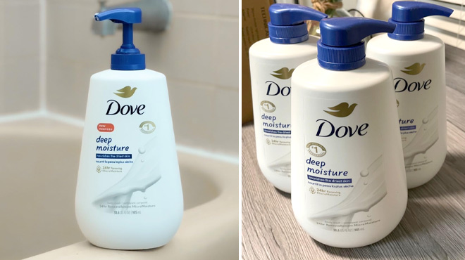 Dove Deep Moisture Body Wash with Pump