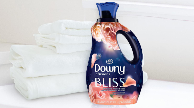 Downy Infusions Laundry Fabric Softener Liquid Bliss Rose 83 Loads