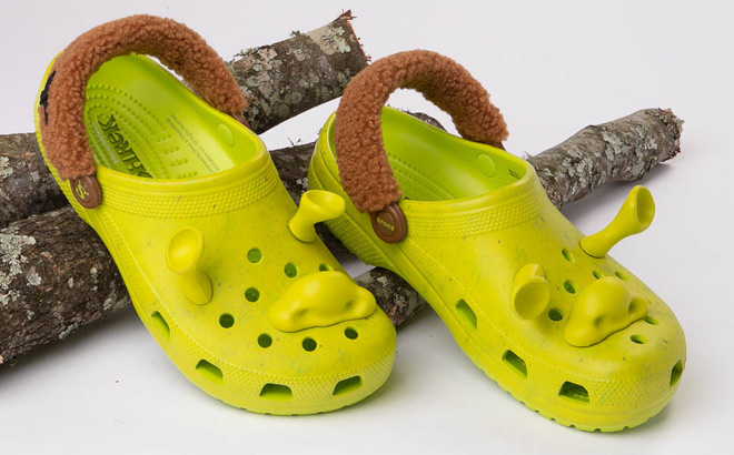 DreamWorks Shrek x Crocs Classic Clogs in Green Color