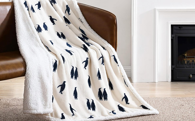 Eddie Bauer Reversible Sherpa Throw