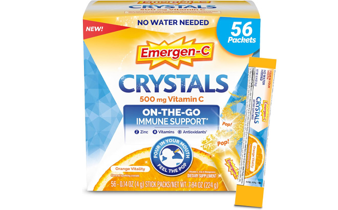 Emergen C On The Go Immune Support 56 Count