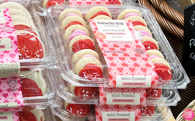 Favorite Day Valentines Day Mini Frosted Cookies