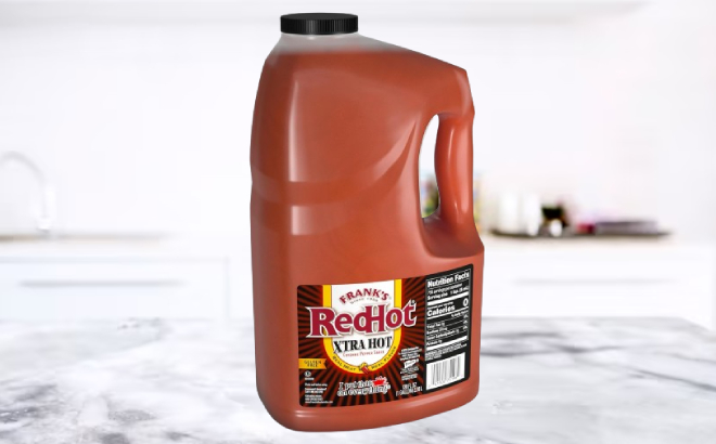 Franks RedHot Xtra Hot Cayenne Pepper Hot Sauce 1 Gallon